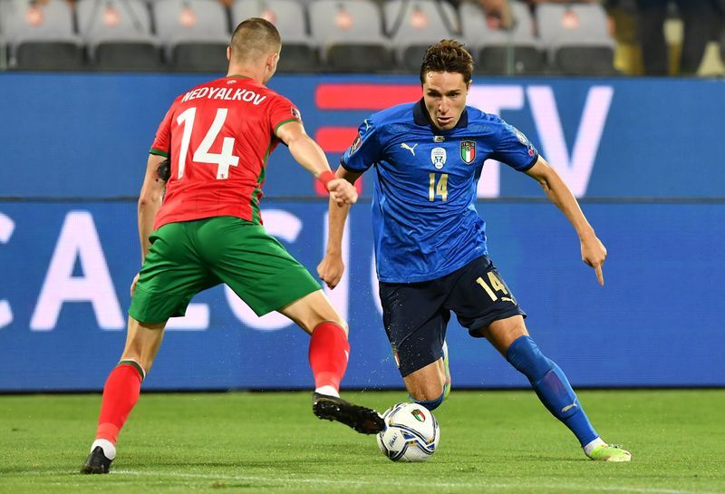 Soccer-Italy equal European unbeaten record in draw with Bulgaria
