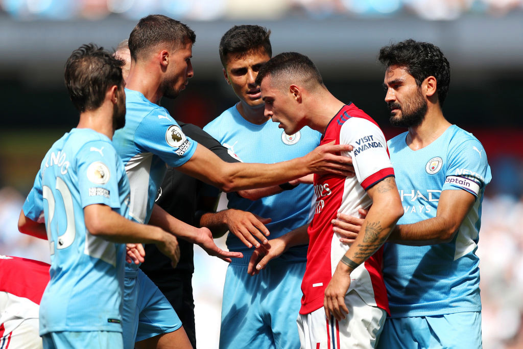 Granit Xhaka ‘brutally surprised’ by red card for Arsenal against Manchester City
