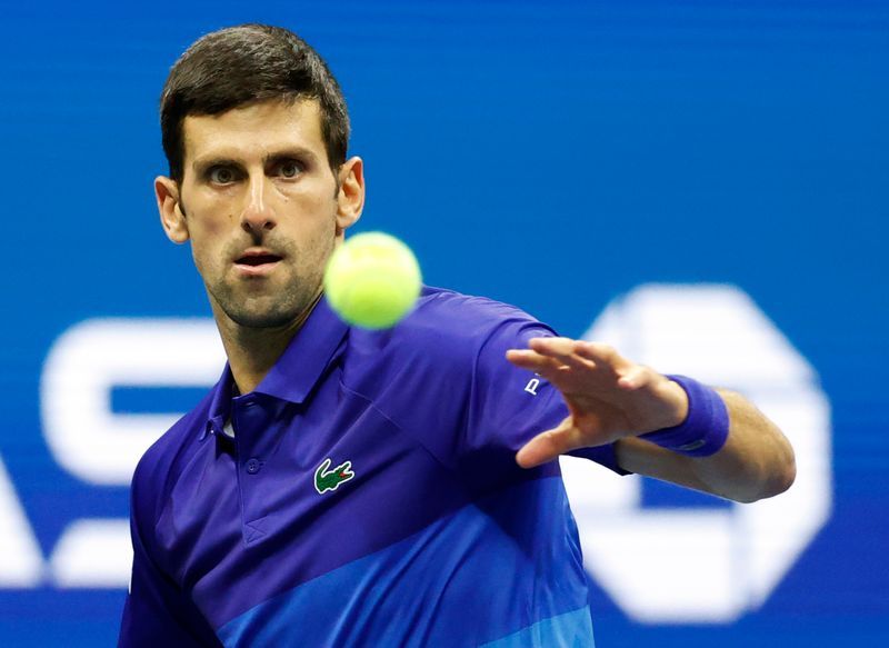 Tennis-Sharper, more focused Djokovic advances to US Open third round