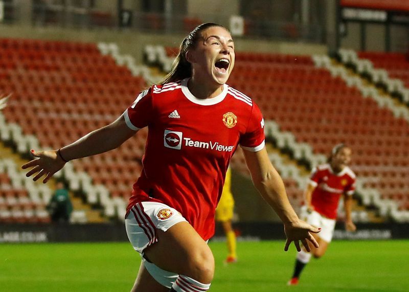 Soccer - Manchester United kick off Women's Super League with win over Reading