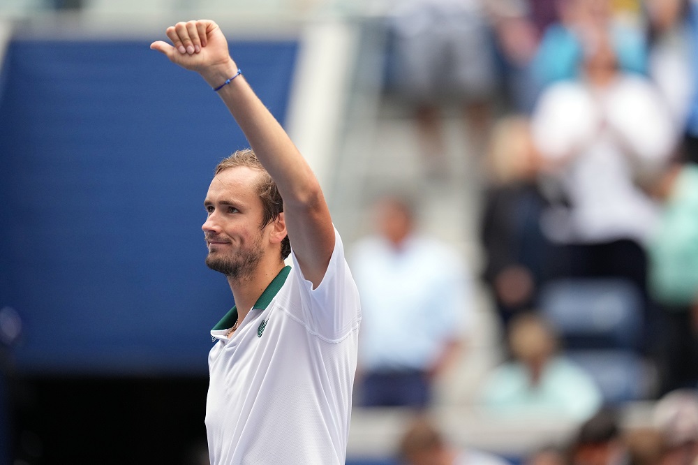 Medvedev continues US Open sprint with third-round win