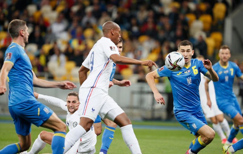 Soccer-France's winless run continues with Ukraine draw