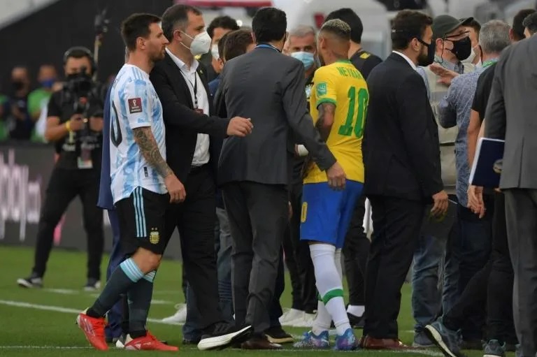 Uproar as Brazil v Argentina clash suspended following Covid controversy