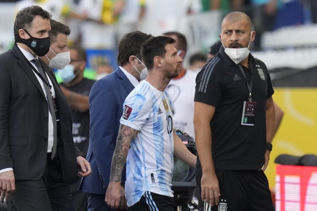 Brazil-Argentina World Cup qualifier suspended after players breached coronavirus rules, officials say