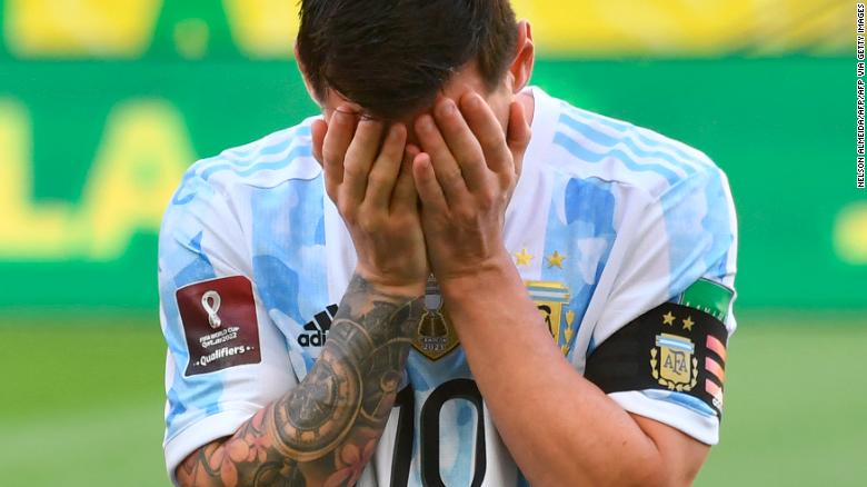 Brazil vs. Argentina World Cup qualifier suspended, as four Argentinian players accused of breaking Covid travel protocols