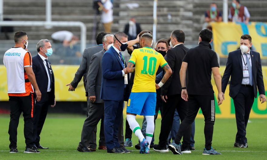 Football: Uproar as Brazil v Argentina clash abandoned following Covid controversy