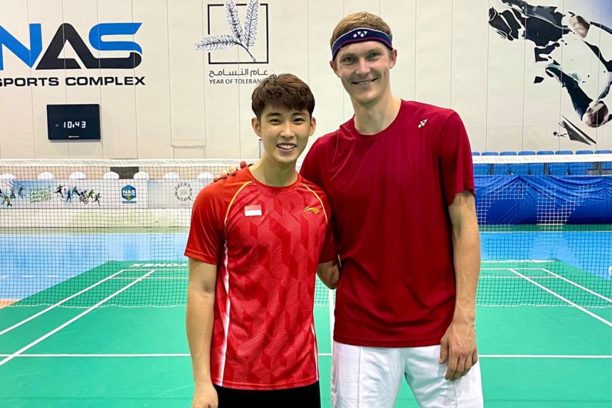 Badminton: Loh Kean Yew on a month's training stint with Olympic champ Axelsen