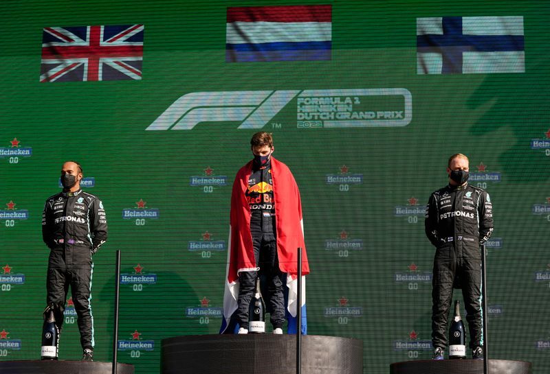 Motor racing-A nation expects and Verstappen duly delivers