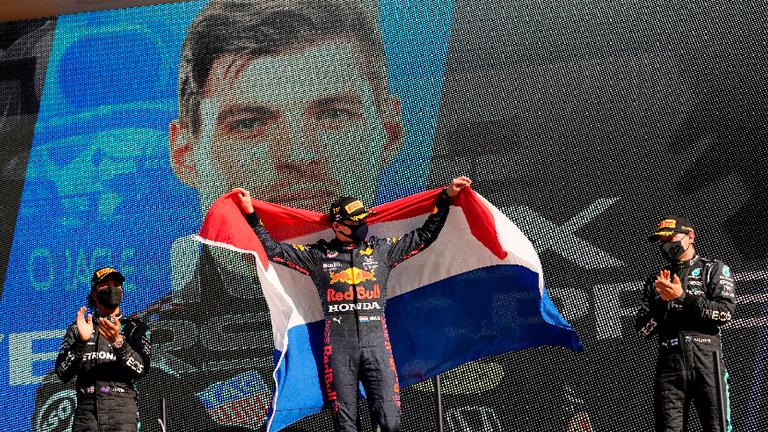 Verstappen triggers Dutch party with dominant home win
