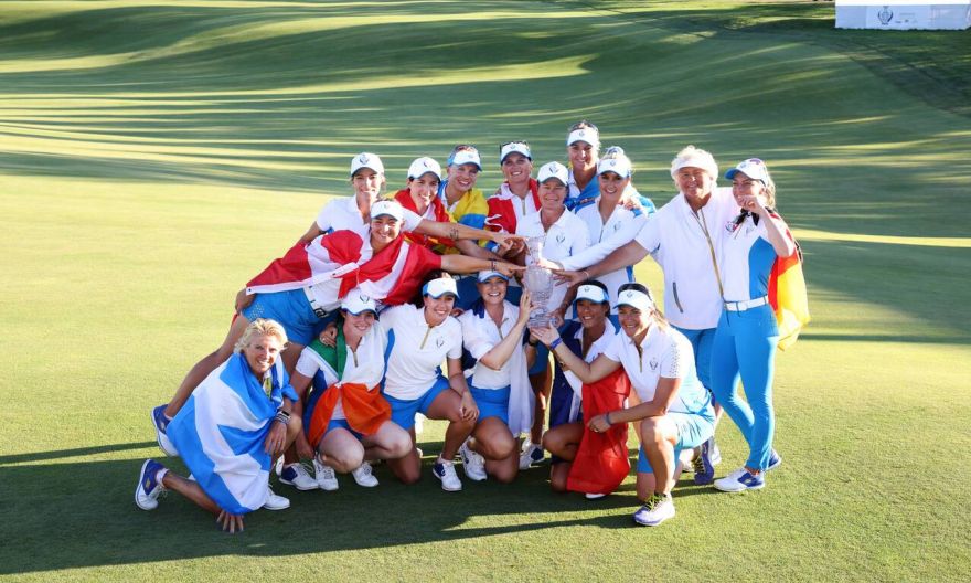 Golf: Team Europe retain Solheim Cup thanks to rookie power