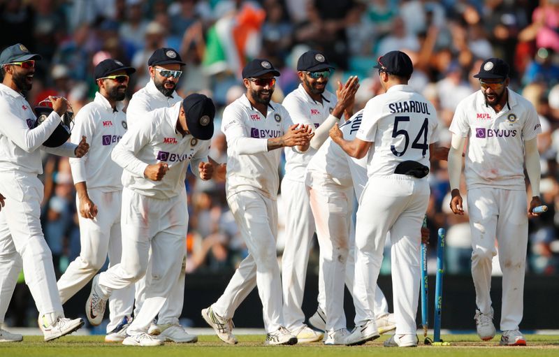 Cricket-Inspired India trump insipid England in Oval humdinger