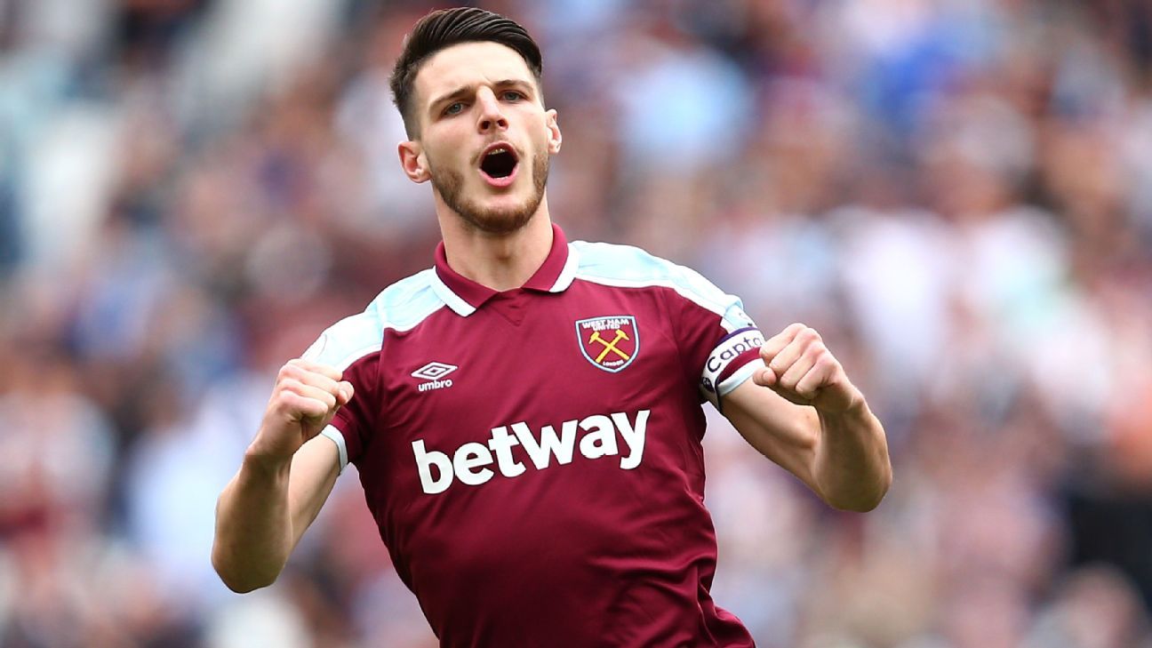 Manchester United interested in Declan Rice deal next season sources