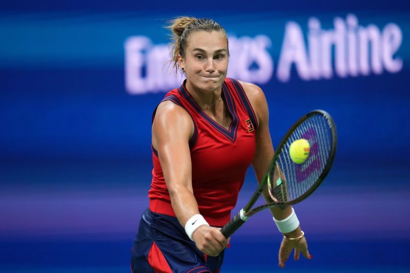 Tennis-Sabalenka makes quick work of Krejcikova en route to US Open semis