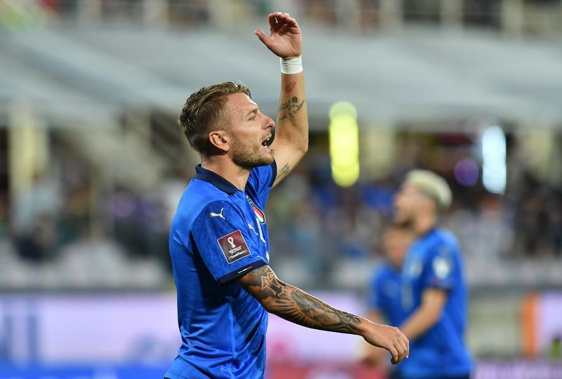 Soccer-Immobile can fire Italy to World Cup glory, says Mancini