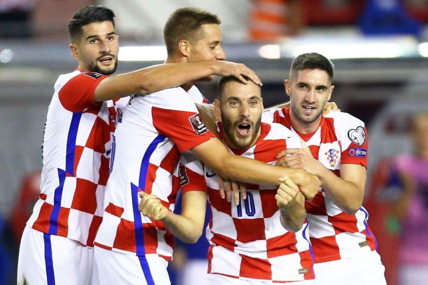 Football: Croatia go top with 3-0 win over Slovenia in World Cup qualifiers