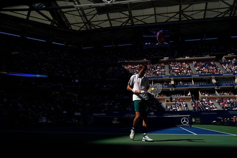 Tennis - Medvedev reaches third straight U.S. Open semi-final