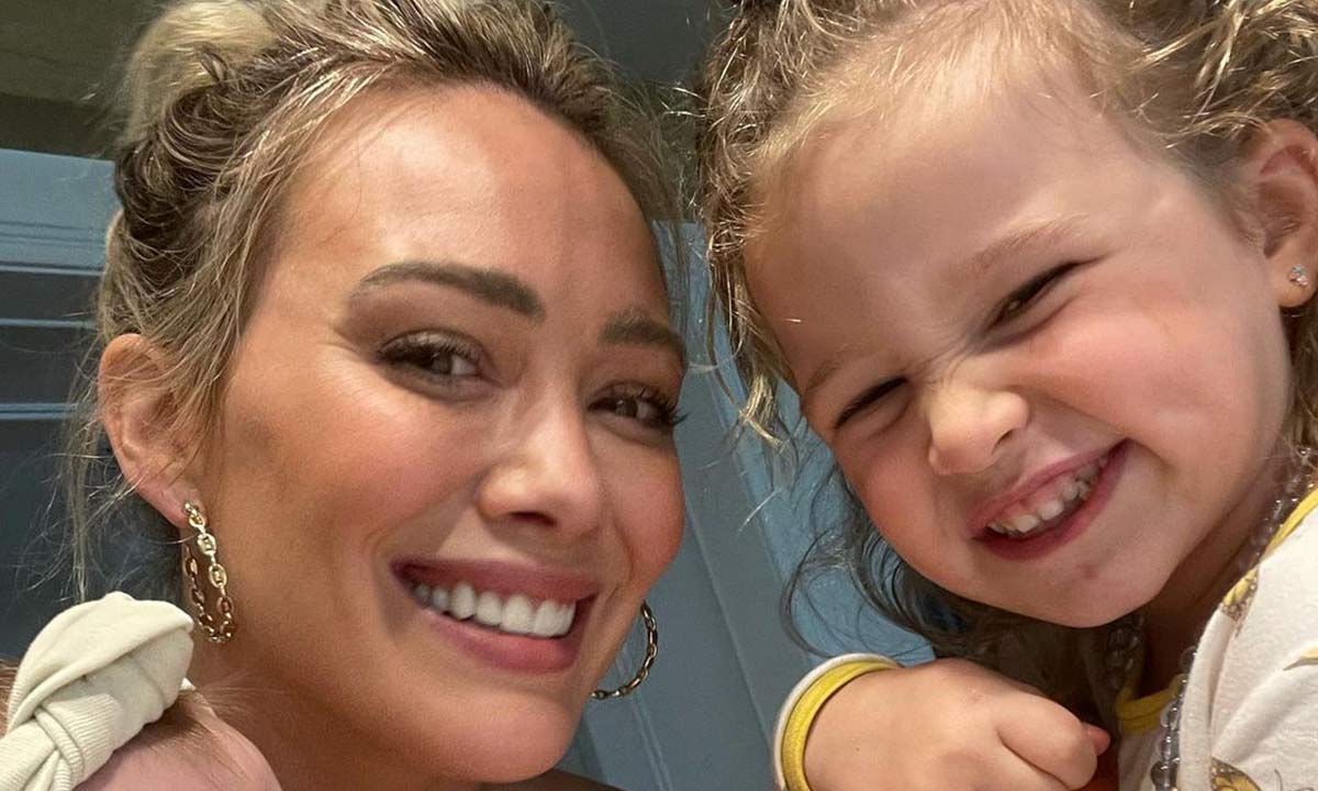 Hilary Duff stuns in neon pink bikini in gorgeous beachside photo with daughter Banks