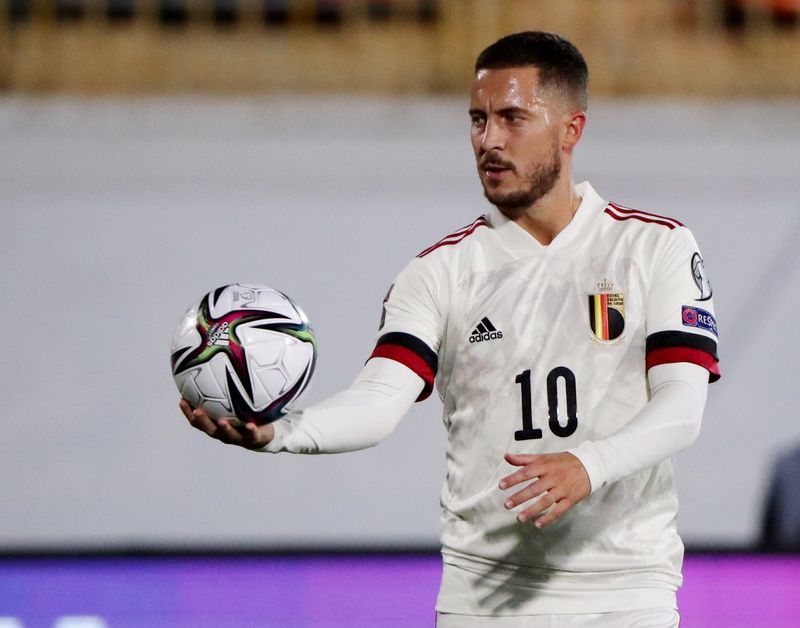 Soccer-Hazard getting back to his best, says Belgium coach Martinez