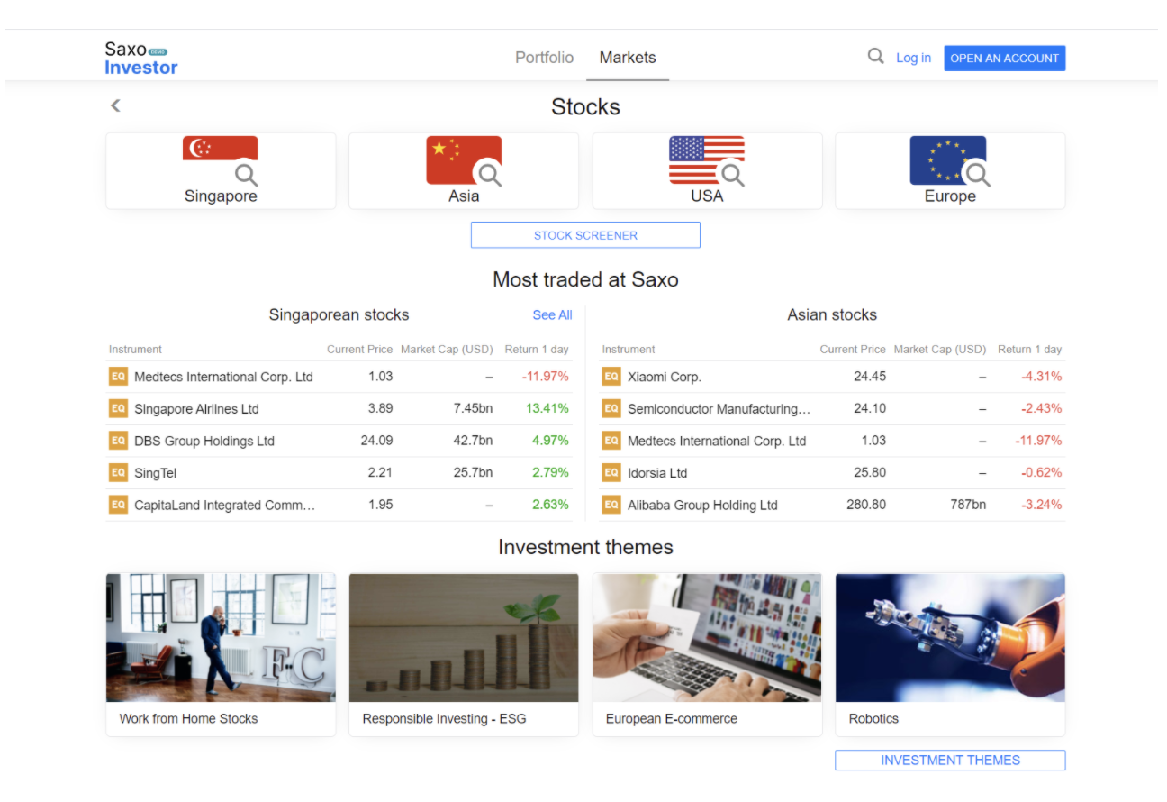Saxo Markets (Singapore) investment brokerage review: How to invest using SaxoTraderGO?