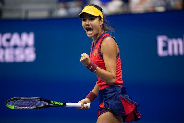 Emma Raducanu Beats Maria Sakkari to Advance to U.S. Open Final
