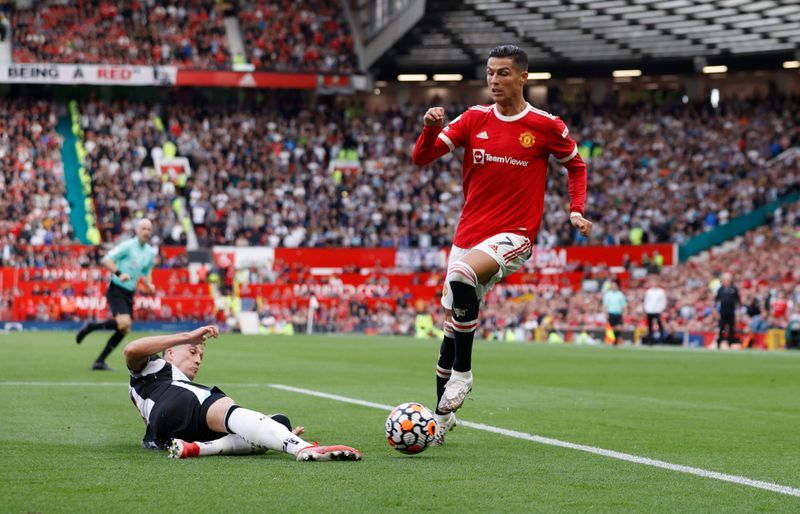 Soccer-'I was super nervous', says Ronaldo after memorable second debut at Man Utd