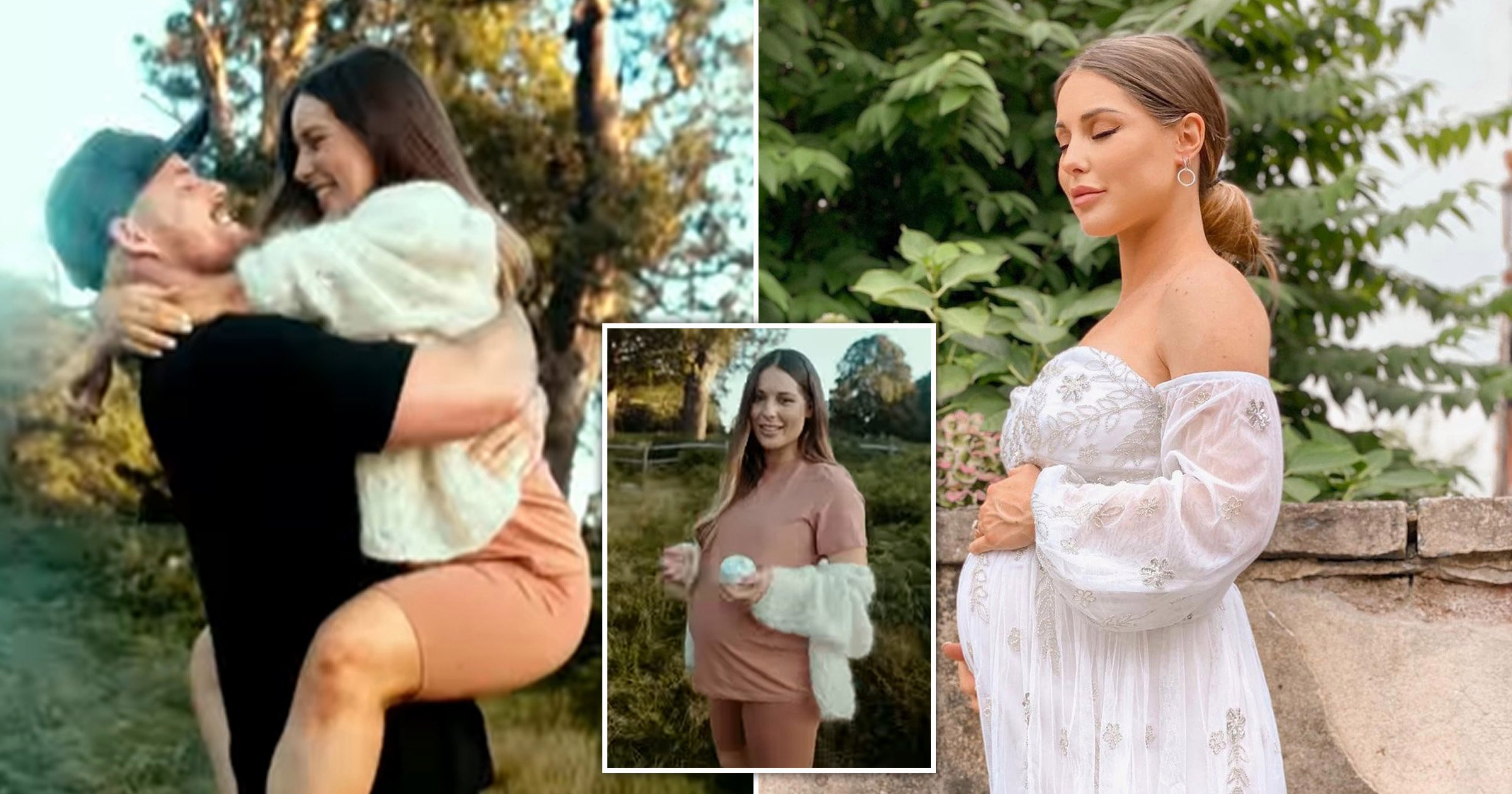 Louise Thompson reveals gender of first baby with Ryan Libbey in gorgeous video