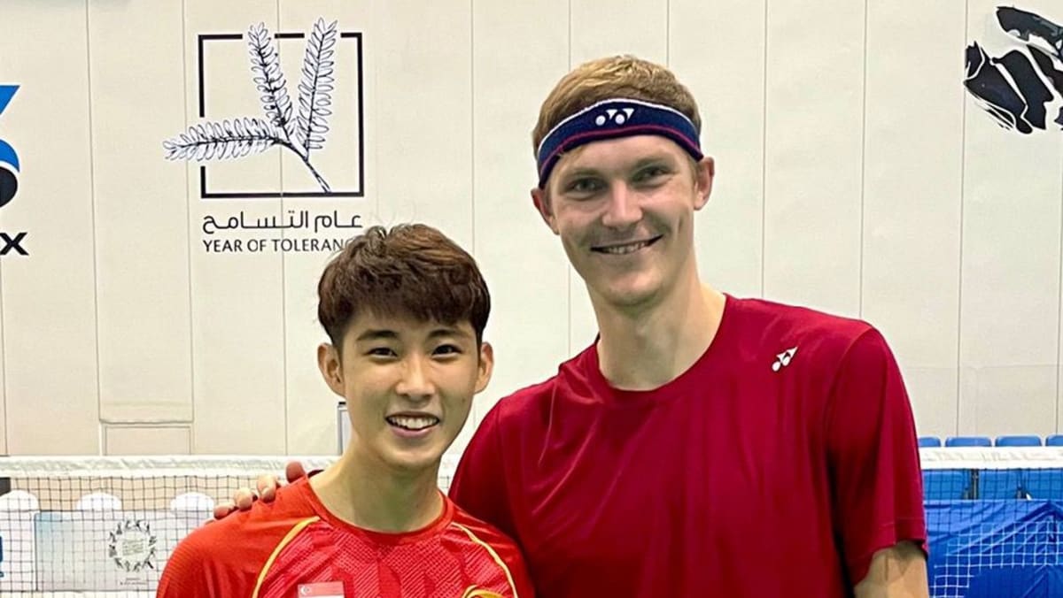 'I didn't want to miss this': Singapore's Loh Kean Yew on training with Olympic badminton champ Axelsen