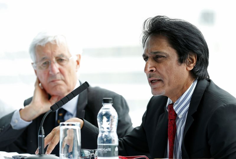 Cricket-Former Pakistan skipper Raja named new PCB chairman