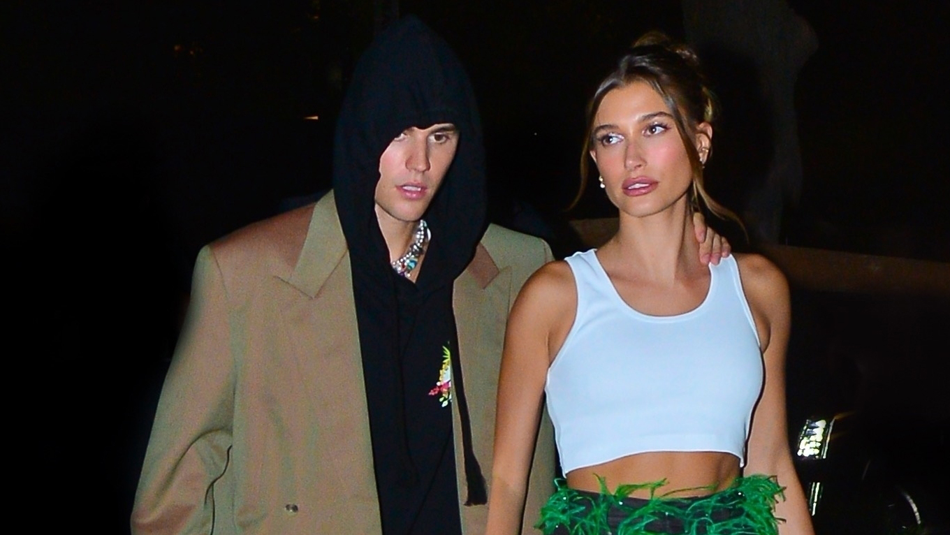 Hailey Bieber Swapped Her Naked Dress for the Most Chaotic Pair of Pants Following the MTV VMAs