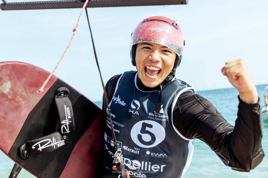 Kiteboarding: S'pore's Maximilian Maeder, 15, wins European Championships Open title