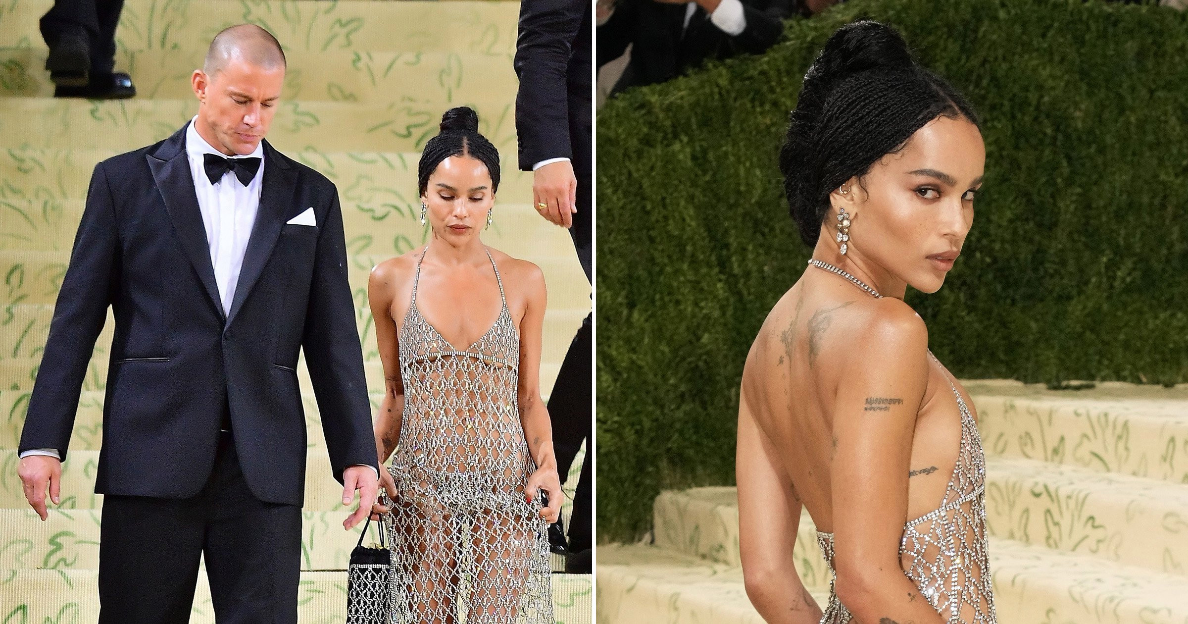 Met Gala 2021: Rumoured couple Zoe Kravitz and Channing Tatum pictured leaving together after arriving solo