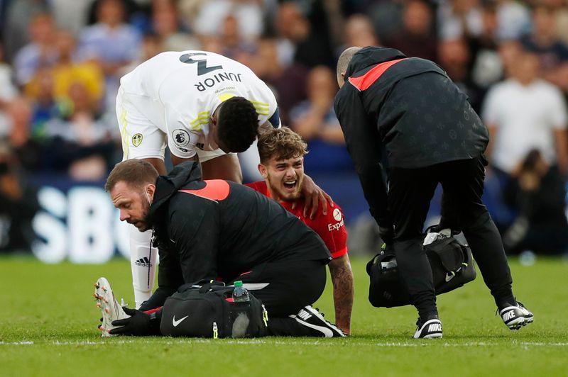 Soccer-Liverpool's Elliott expected to feature again this season after ankle surgery