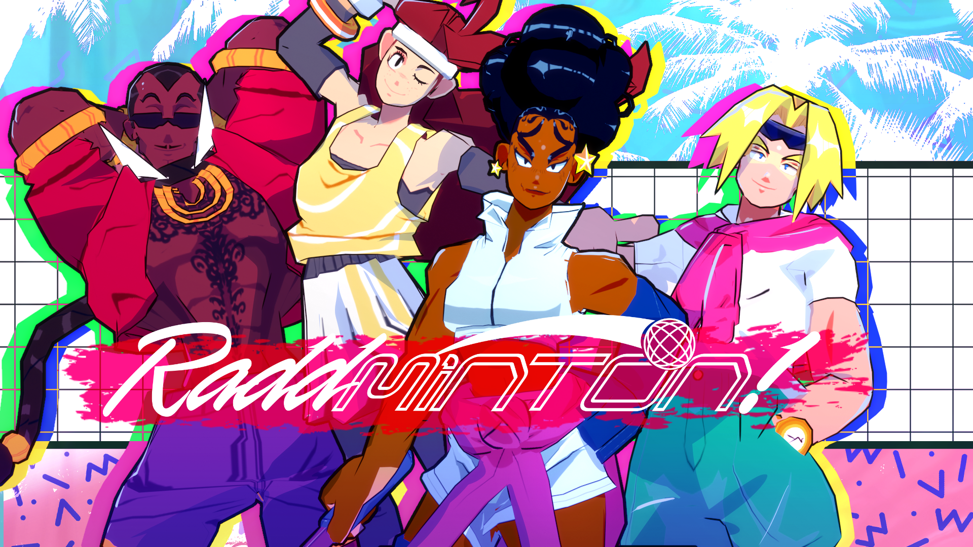 Jet Set Radio style meets badminton in this stylish sports game