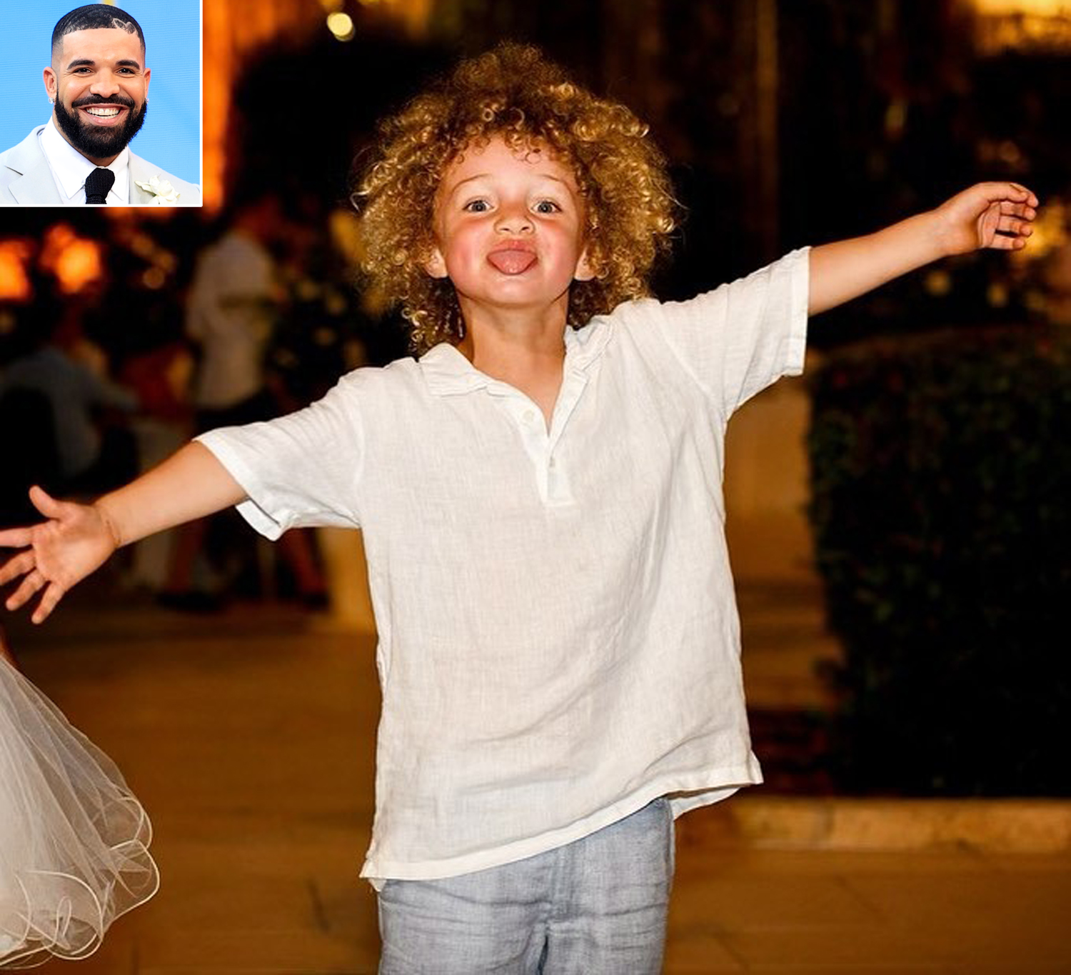Drake Shares Silly Snapshot of 3½-Year-Old Son Adonis in London: 'I Feel You Kid'