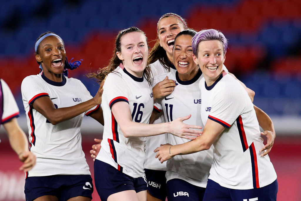 America’s female football stars take significant step towards earning equal pay as US Soccer Federation offers identical contract proposals to men’s and women’s teams