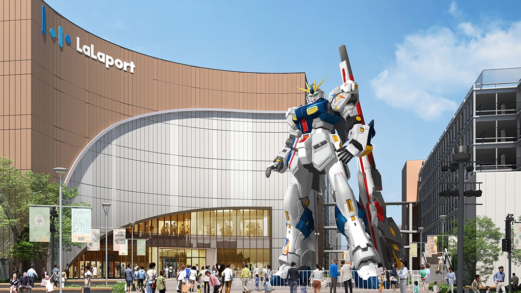 福冈Lalaport「GUNDAM PARK」正式开幕！ 全球最高1:1 RX-93ff v高达模型