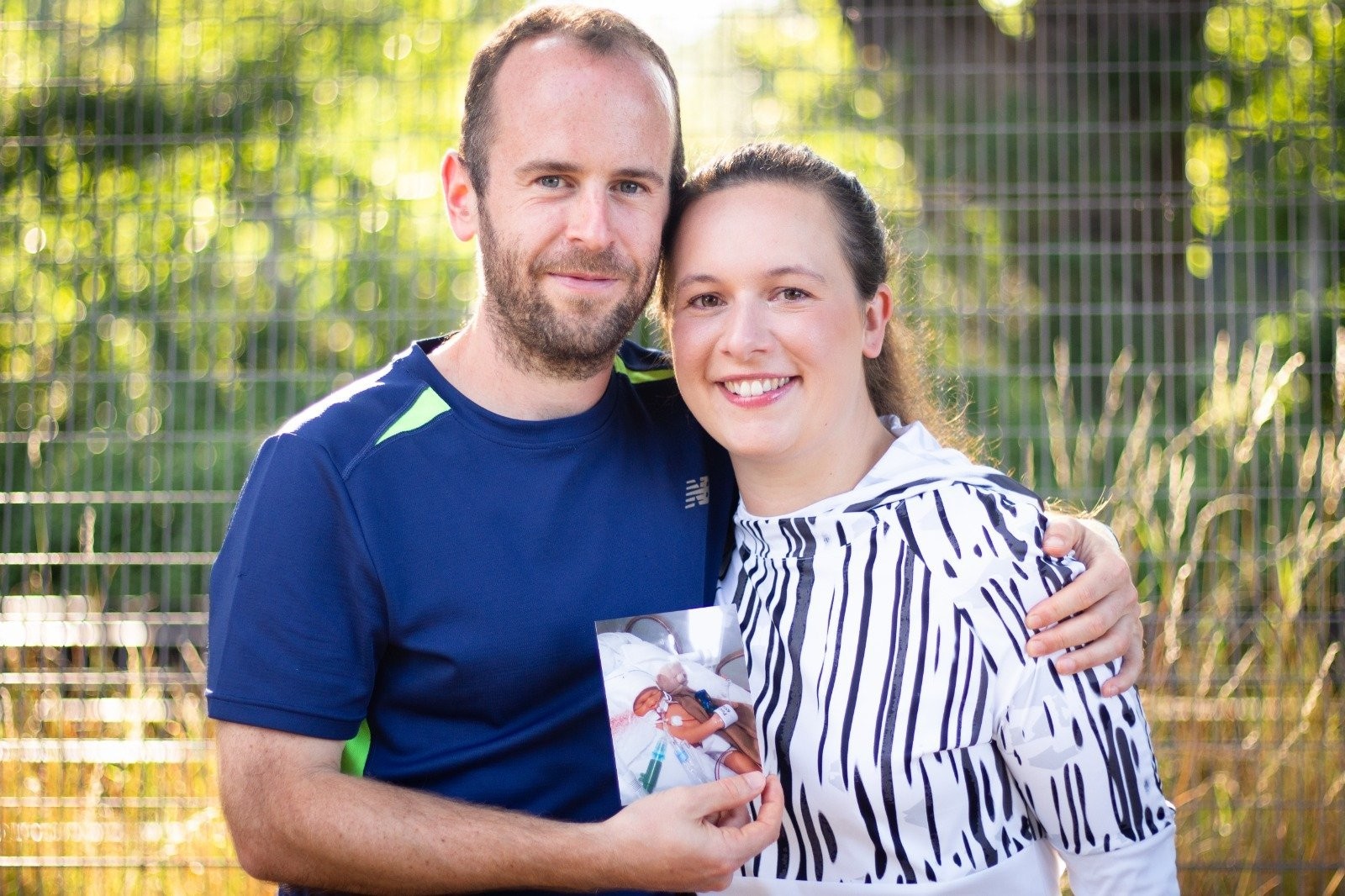Couple whose baby died at 10 days running the London marathon to raise money for NHS staff