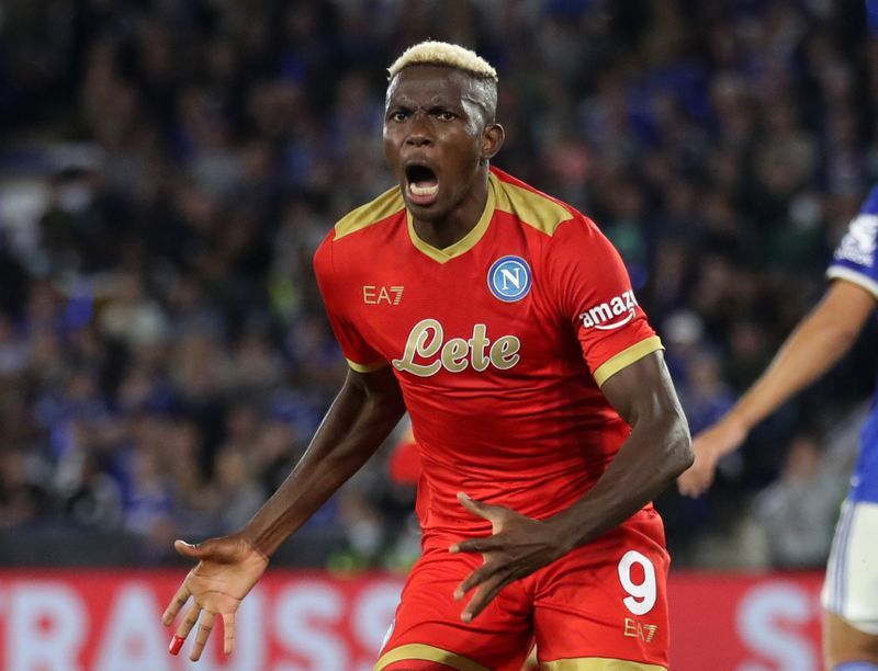 Soccer-Napoli fight back to deny Leicester, Lyon sink Rangers