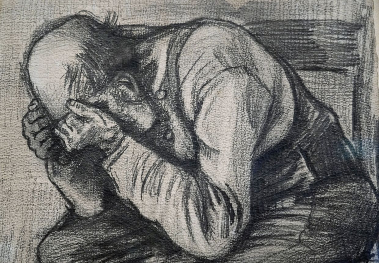 'Worn Out' - Dutch museum finds rare Van Gogh drawing of tired old man