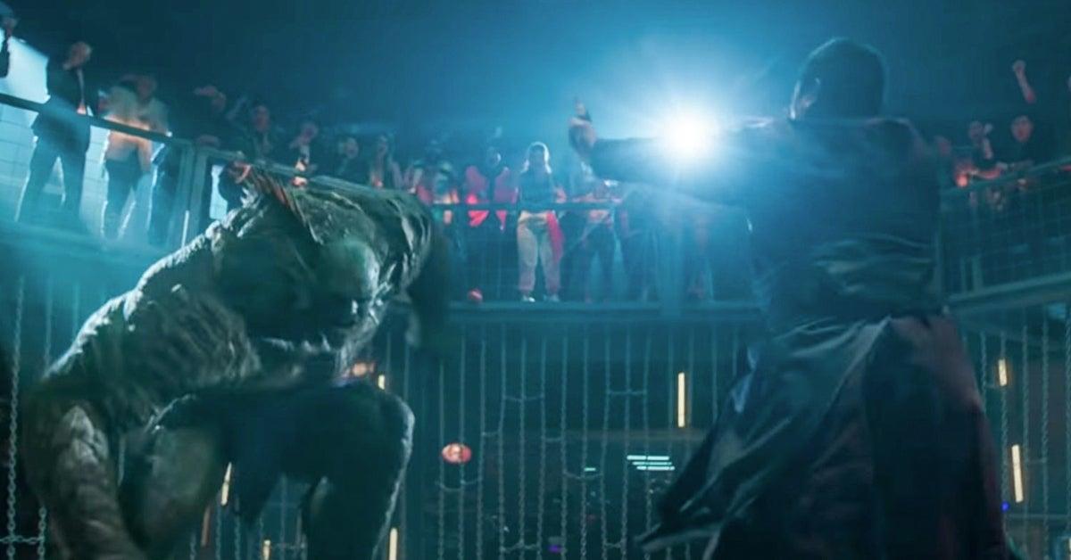 Shang-Chi Behind-the-Scenes Pic Reveals Unused Wong vs Abomination Poster