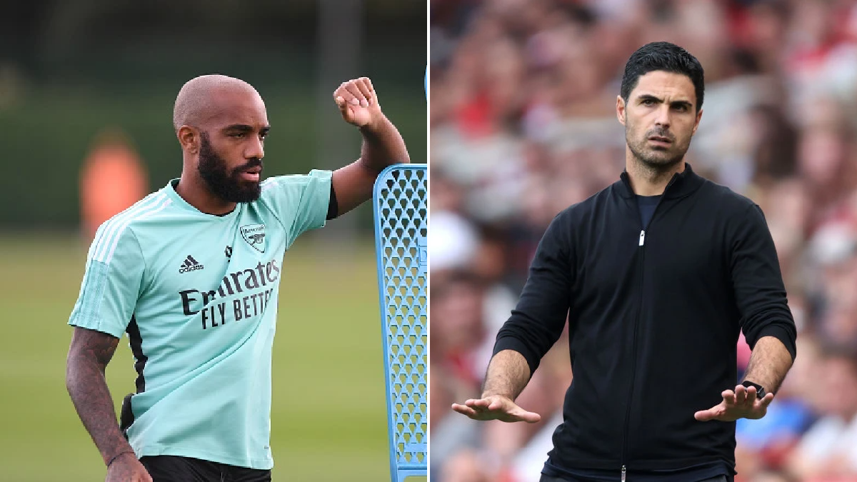 Mikel Arteta responds to claims that Arsenal star Alexandre Lacazette is surplus to requirements