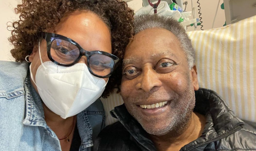 Pele provides update on his health after suffering ‘a little step back’ following surgery