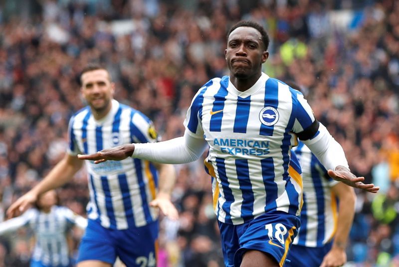 Soccer-High-flying Brighton earn 2-1 victory over Leicester