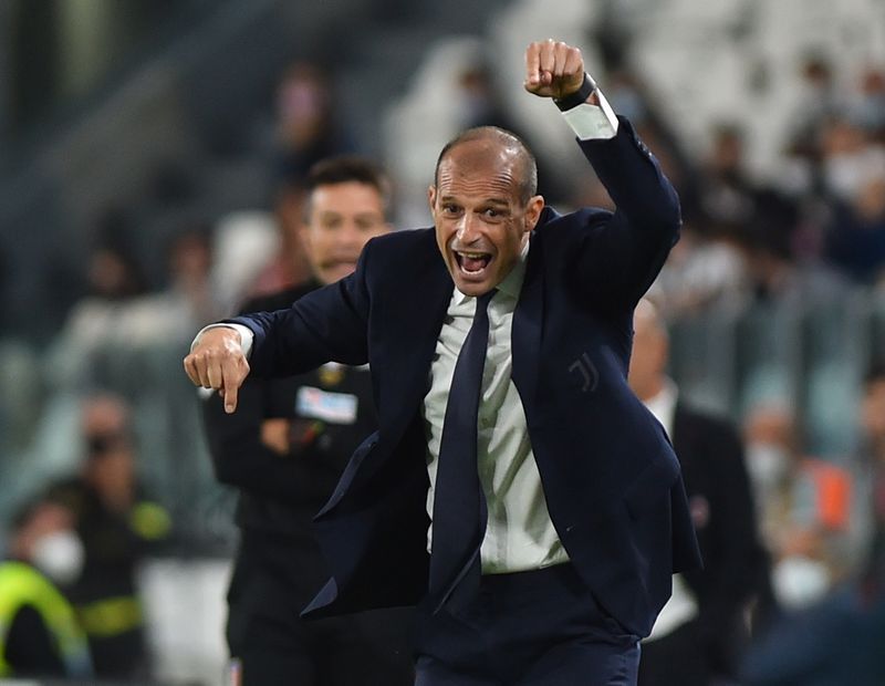 Soccer-Juve's Allegri relieved to hear final whistle in Milan draw