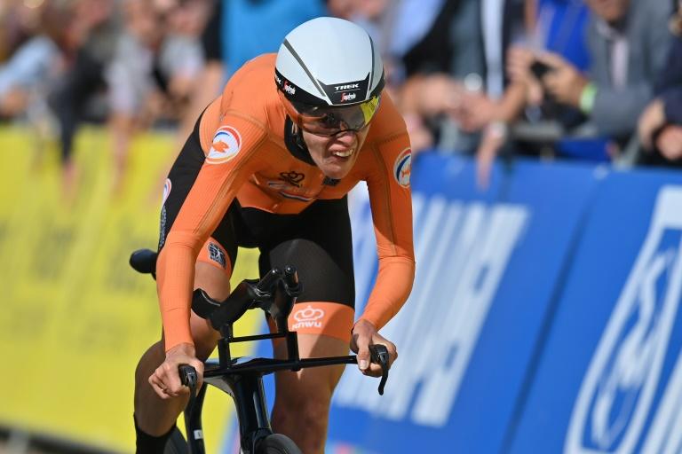 Dutch ace Van Dijk wins world time-trial title for second time