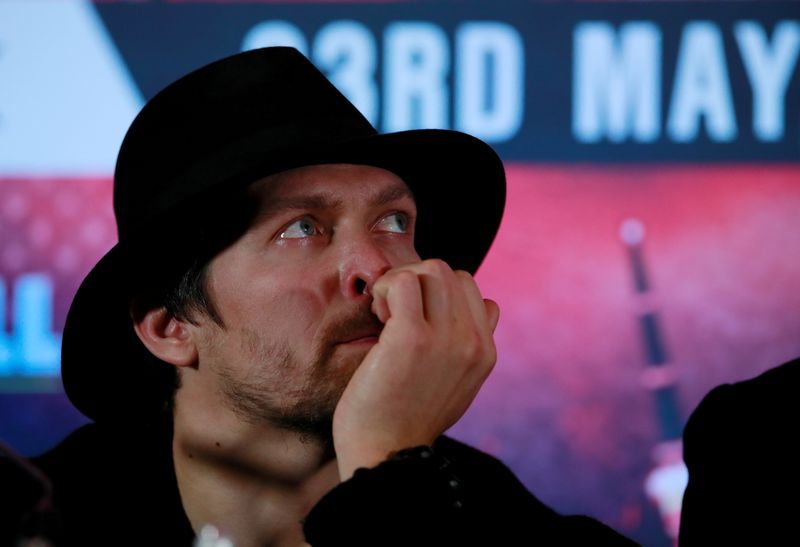 Boxing-Usyk more worried about son's schooling than fighting Joshua