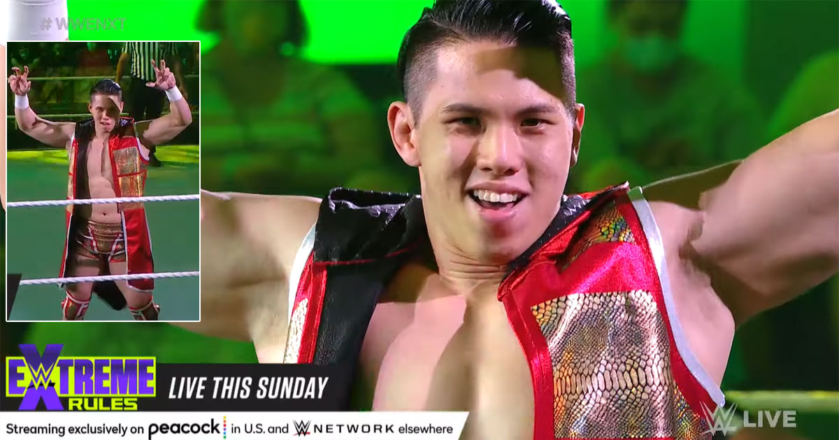 S'porean Dante Chen, 25, wins debut WWE match