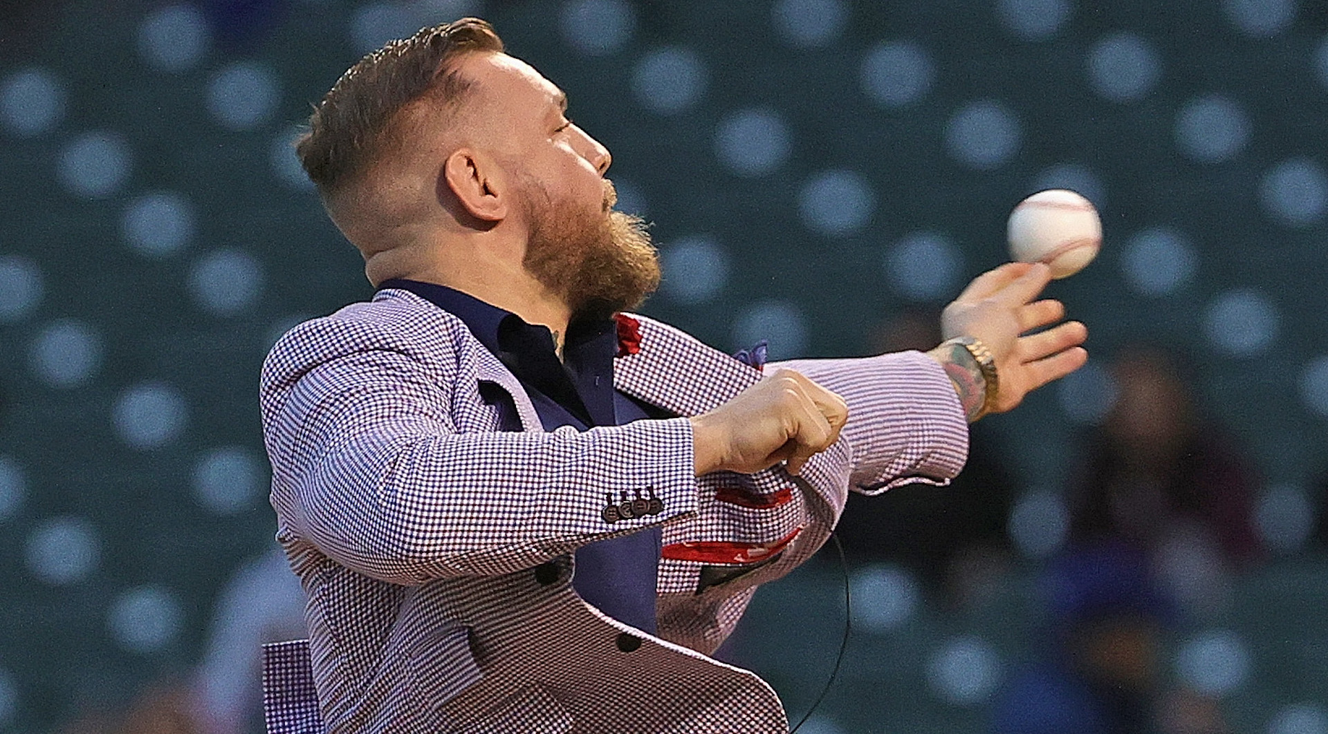 People Are Comparing Conor McGregor to 50 Cent After He Threw Terrible First Pitch at Cubs Game