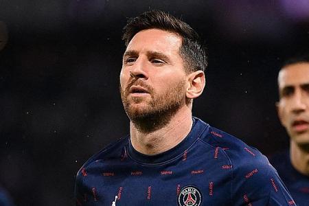 Injured Messi out of PSG’s next game