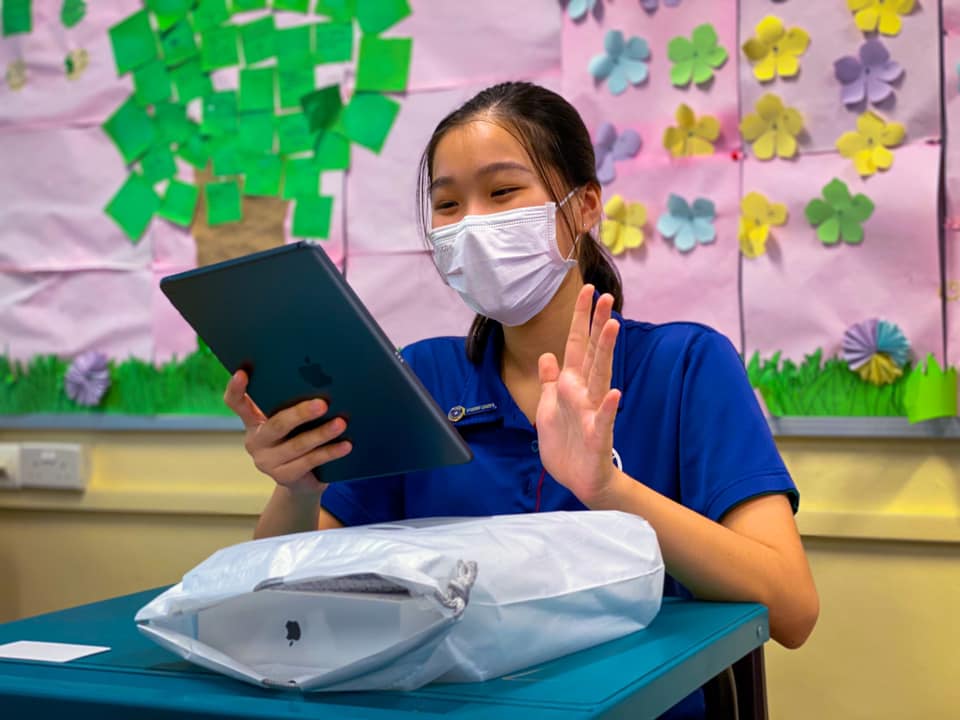 Yuhua secondary students unbox ipads, welcome digital learning era amidst a pandemic